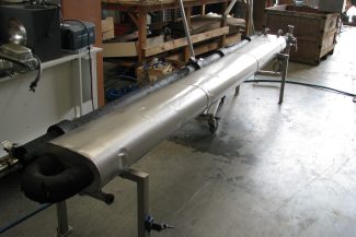 Food Grade Stainless Heat Exchanger 3800 long